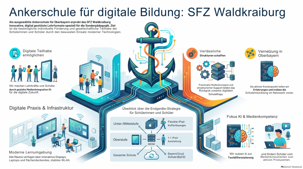 Infografik zum Thema Ankerschule SFZ Waldkraiburg
